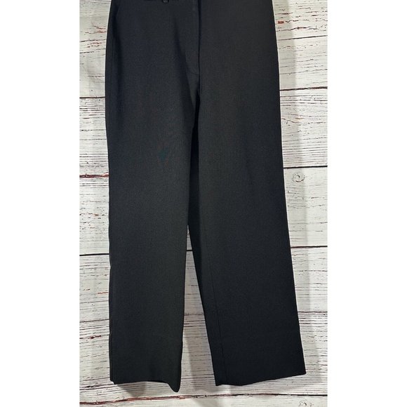 Cintas Black Work Uniform Dress Pants Womens Sz 0 Polyester Flat Front High Rise - Picture 6 of 9